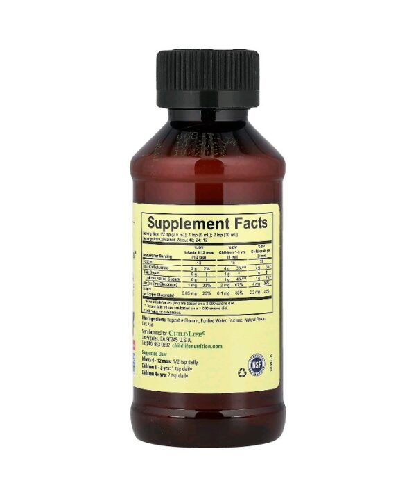 ChildLife Zinc plus liquid