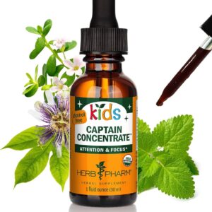 Herb Pharm Kids Captain Concentrate, Focus & Calm