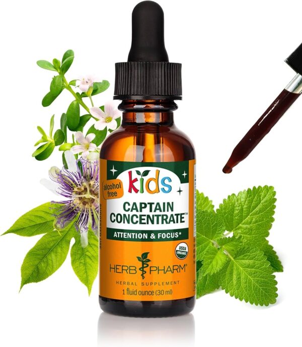 Herb Pharm Kids Captain Concentrate, Focus & Calm