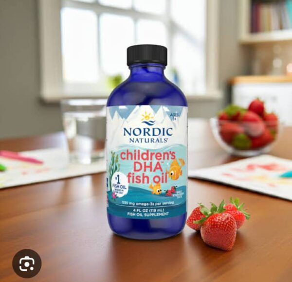 Nordic Naturals Children's DHA™️ omega3 fish oil supplement.