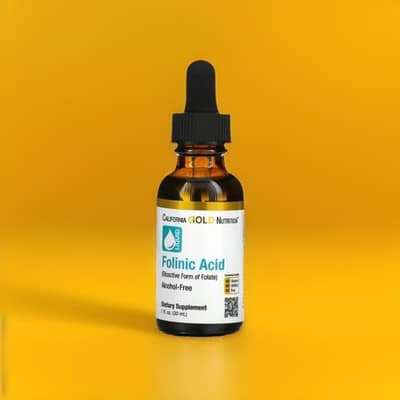 California Gold Nutrition Liquid Folinic Acid