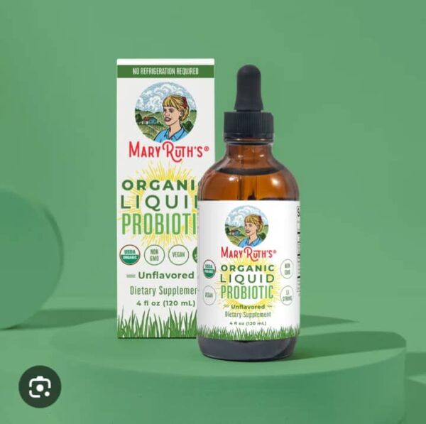 MaryRuth's Organic Liquid Probiotic dietary supplement.