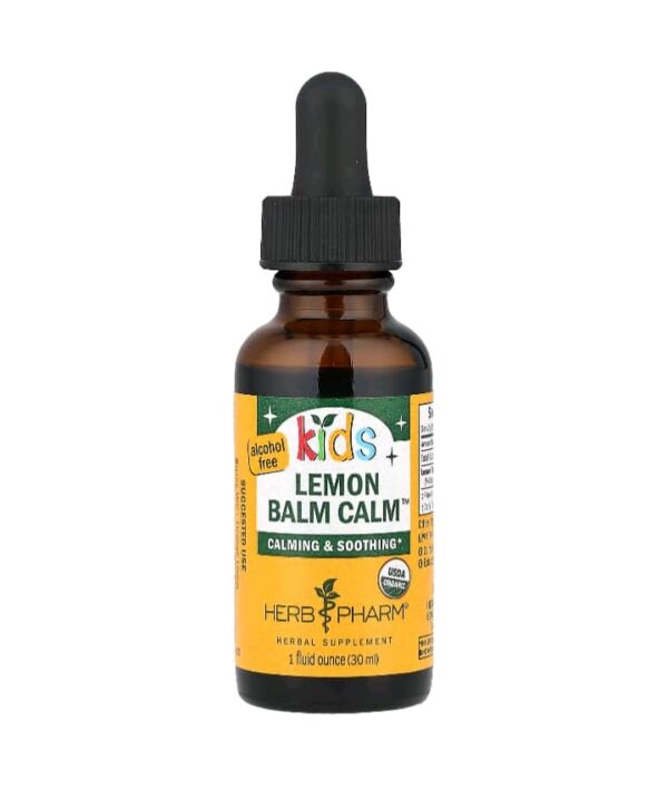 Herb Pharm Kids Lemon Balm Calm™️, Alcohol Free, 1 fl oz (30 ml) (213 mg per Serving)